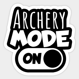 Archery mode on Sticker